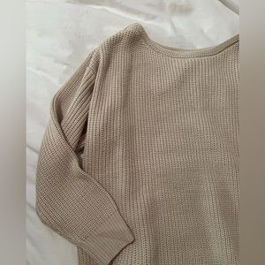 VICI DOLLS BEIGE SWEATER DRESS